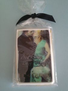 Cookie with Cover of Ella Quinn's The Seduction of Lady Phoebe