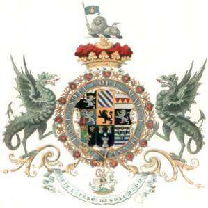 Coat of Arms of the 1st Duke of Marlborough with Wyverns 